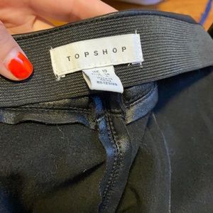 Topshop leather pants